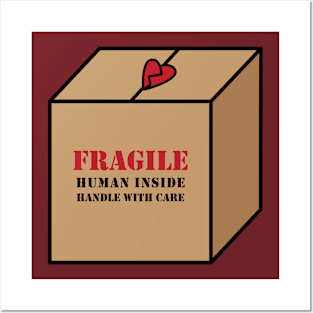 Fragile Human Posters and Art